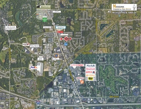 10895 N Michigan Rd, Zionsville, IN for lease Aerial- Image 2 of 2