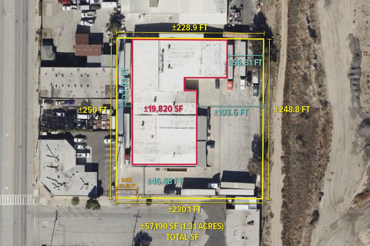 1541 Paramount St, Azusa, CA for lease Aerial- Image 1 of 1