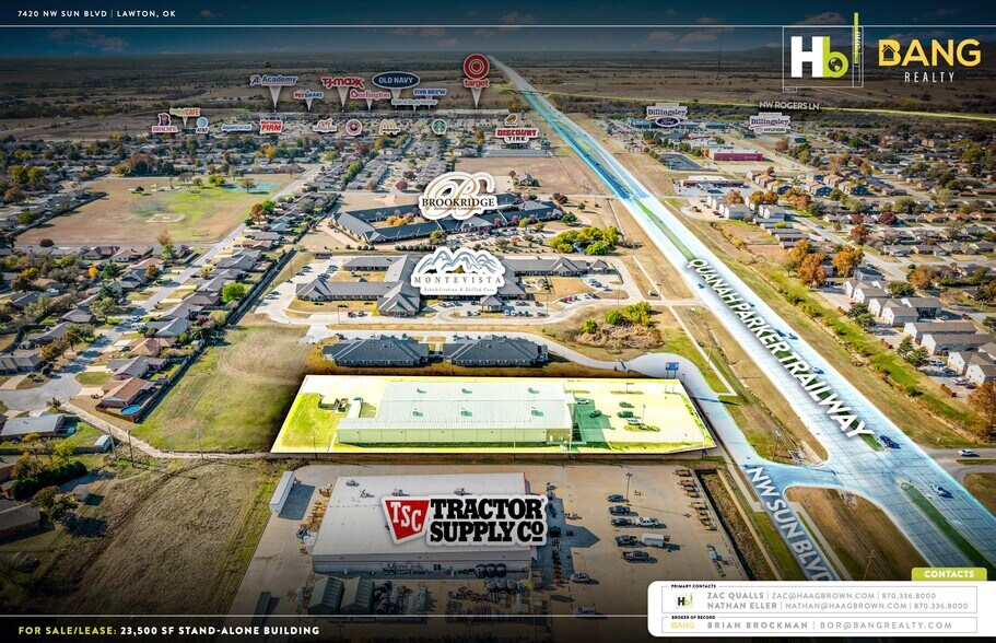 7420 NW Sun, Lawton, OK for lease - Aerial - Image 2 of 6