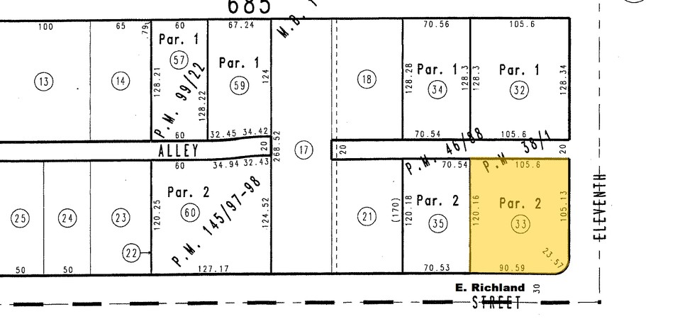 1097 E Richland St, Upland, CA à vendre - Plan cadastral - Image 3 de 3