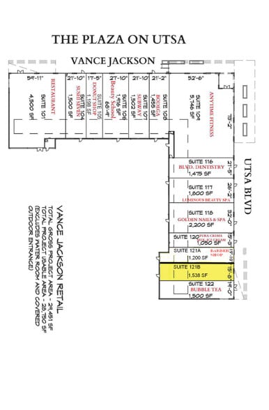 UTSA Blvd & Vance Jackson Rd, San Antonio, TX for lease - Site Plan - Image 1 of 6
