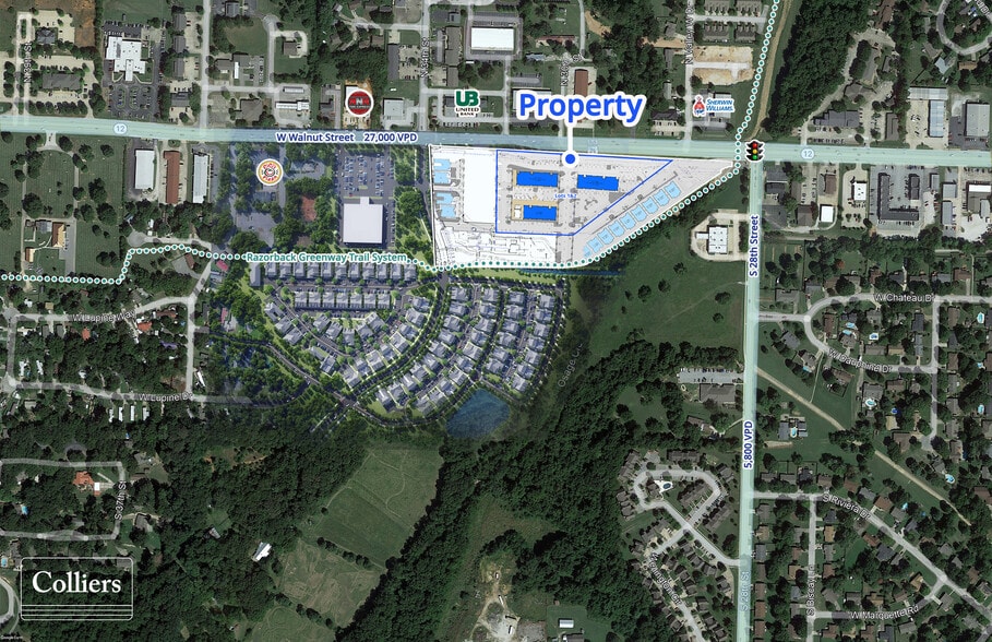 W Walnut St, Rogers, AR for sale - Building Photo - Image 2 of 6