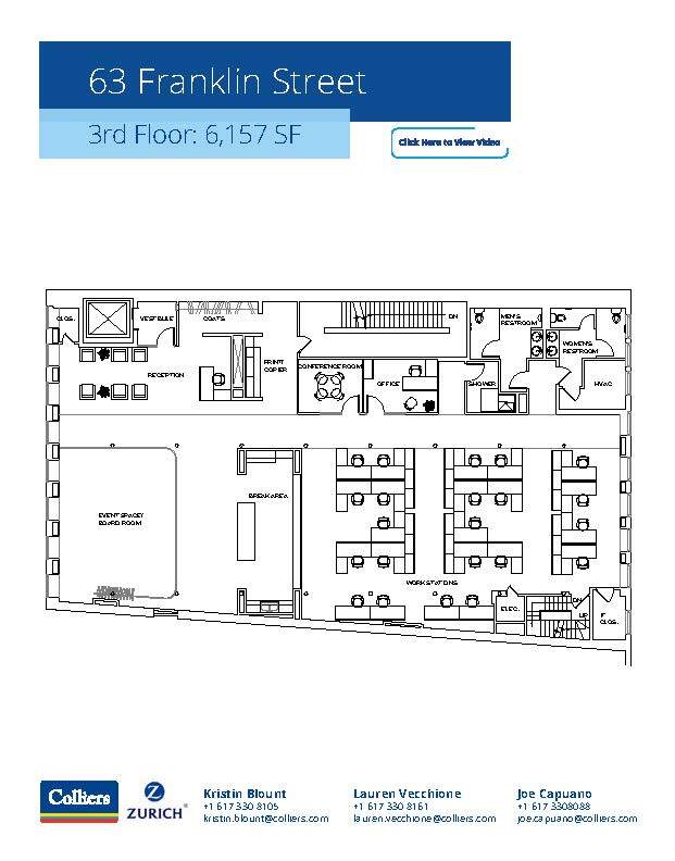 63 Franklin St, Boston, MA à louer Plan d  tage- Image 1 de 17