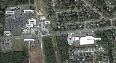 9753 Airport Blvd, Mobile, AL - Aerial map view