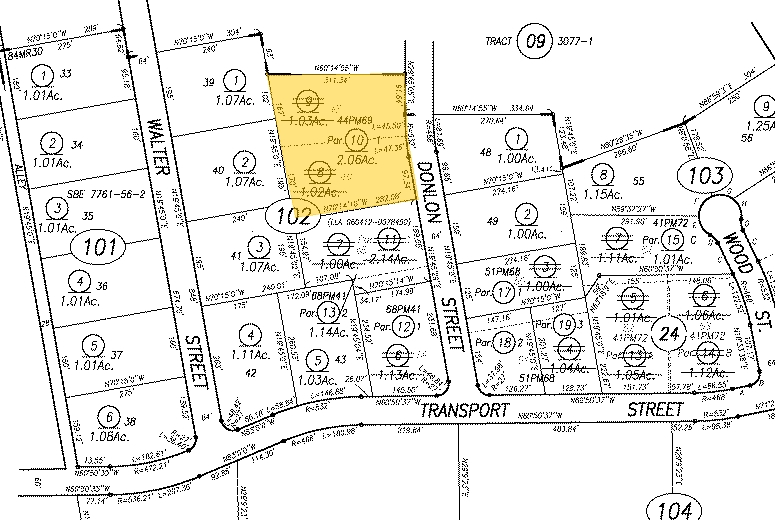 1645-1673 Donlon St, Ventura, CA for lease - Plat Map - Image 2 of 6