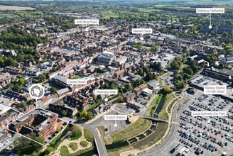 123 Castle St, Salisbury, WIL - AERIAL  map view