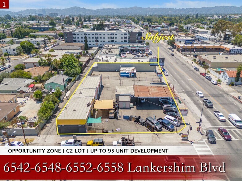 6542 - 6558 Lankershim Blvd, North Hollywood, CA à vendre - Photo du bâtiment - Image 1 de 4