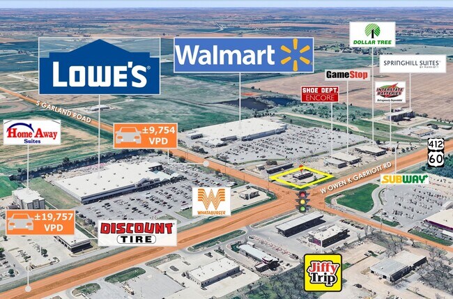 Plus de détails pour 606 S Garland Rd, Enid, OK - Commerce de détail à vendre