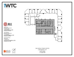 1 World Trade Ctr, Long Beach, CA à louer Plan d  tage- Image 1 de 1