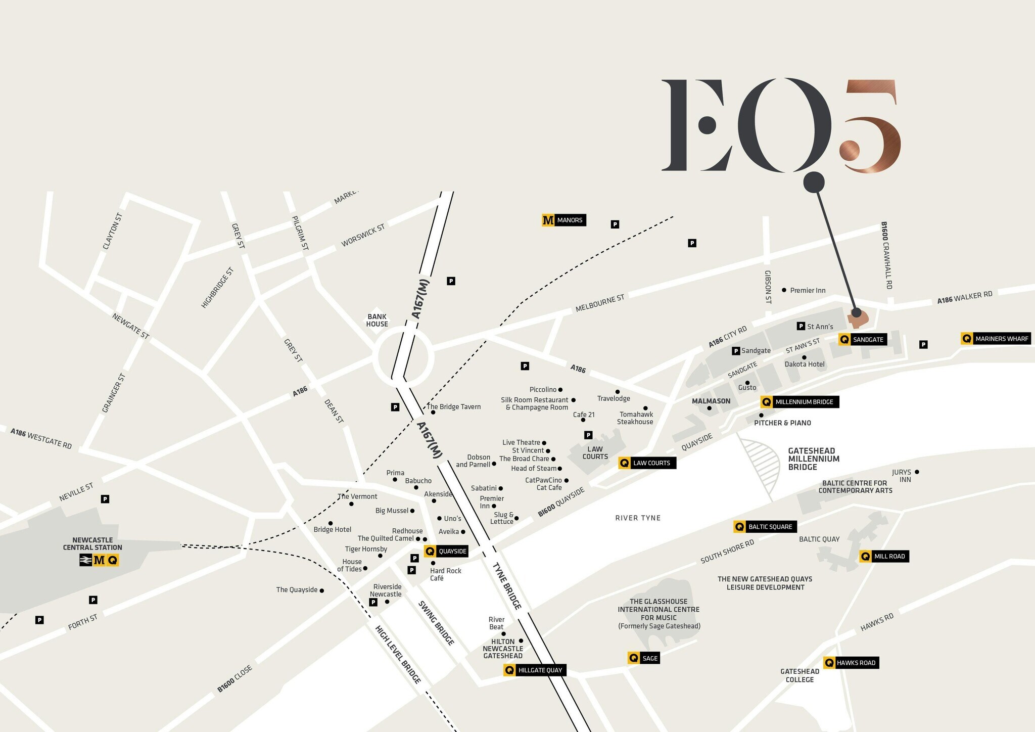 Quayside, Newcastle Upon Tyne à louer Photo du bâtiment- Image 1 de 22