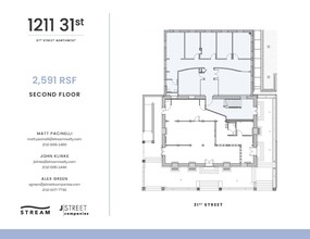 1211 31st St NW, Washington, DC à louer Plan d  tage- Image 1 de 6