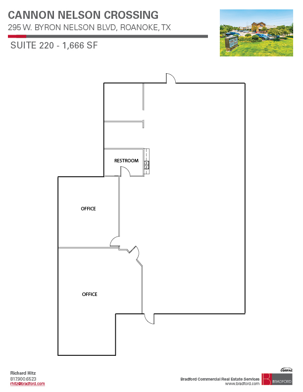 295 W Byron Nelson Blvd, Roanoke, TX for lease Floor Plan- Image 1 of 1