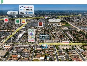 21512-21516 Norwalk Blvd, Hawaiian Gardens, CA - Aérien Vue de la carte