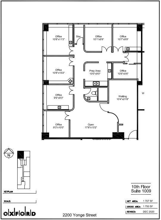 2200 Yonge St, Toronto, ON à louer Plan d’étage- Image 1 de 1