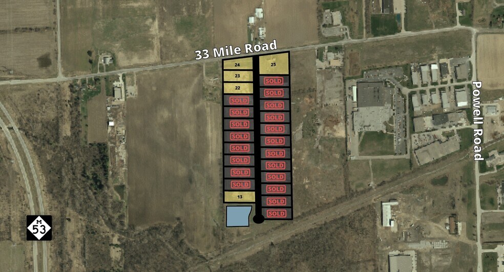 33 Mile Rd & M-53, Bruce Township, MI for sale - Building Photo - Image 1 of 1