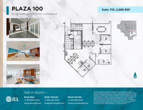 100 NE 3rd Ave, Fort Lauderdale, FL à louer Plan d’étage- Image 1 de 1