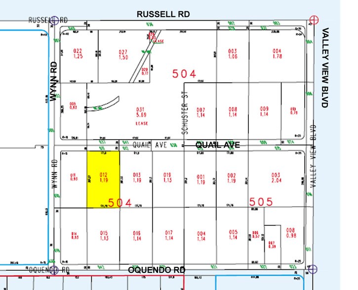 4045 W Quail Ave, Las Vegas, NV à louer - Plan cadastral - Image 2 de 27