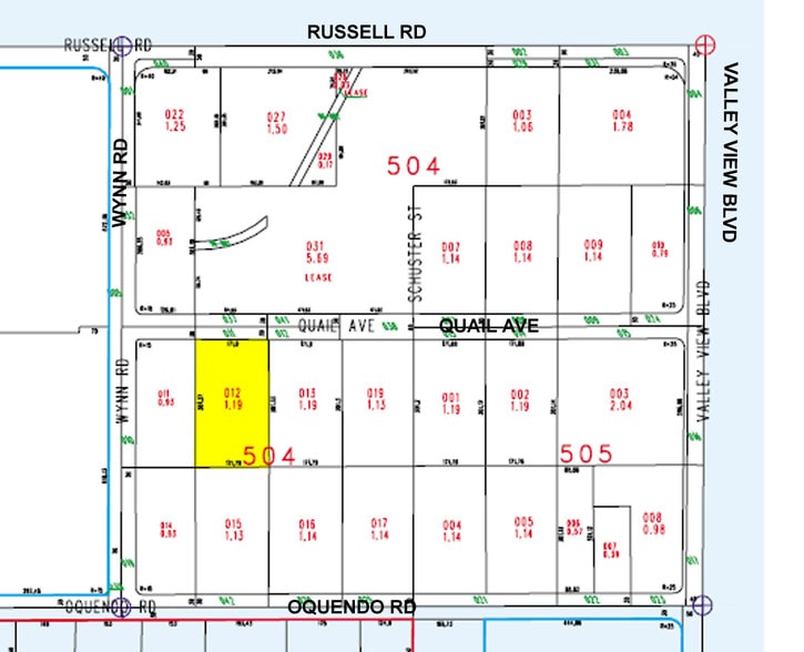4045 W Quail Ave, Las Vegas, NV for lease - Plat Map - Image 2 of 27