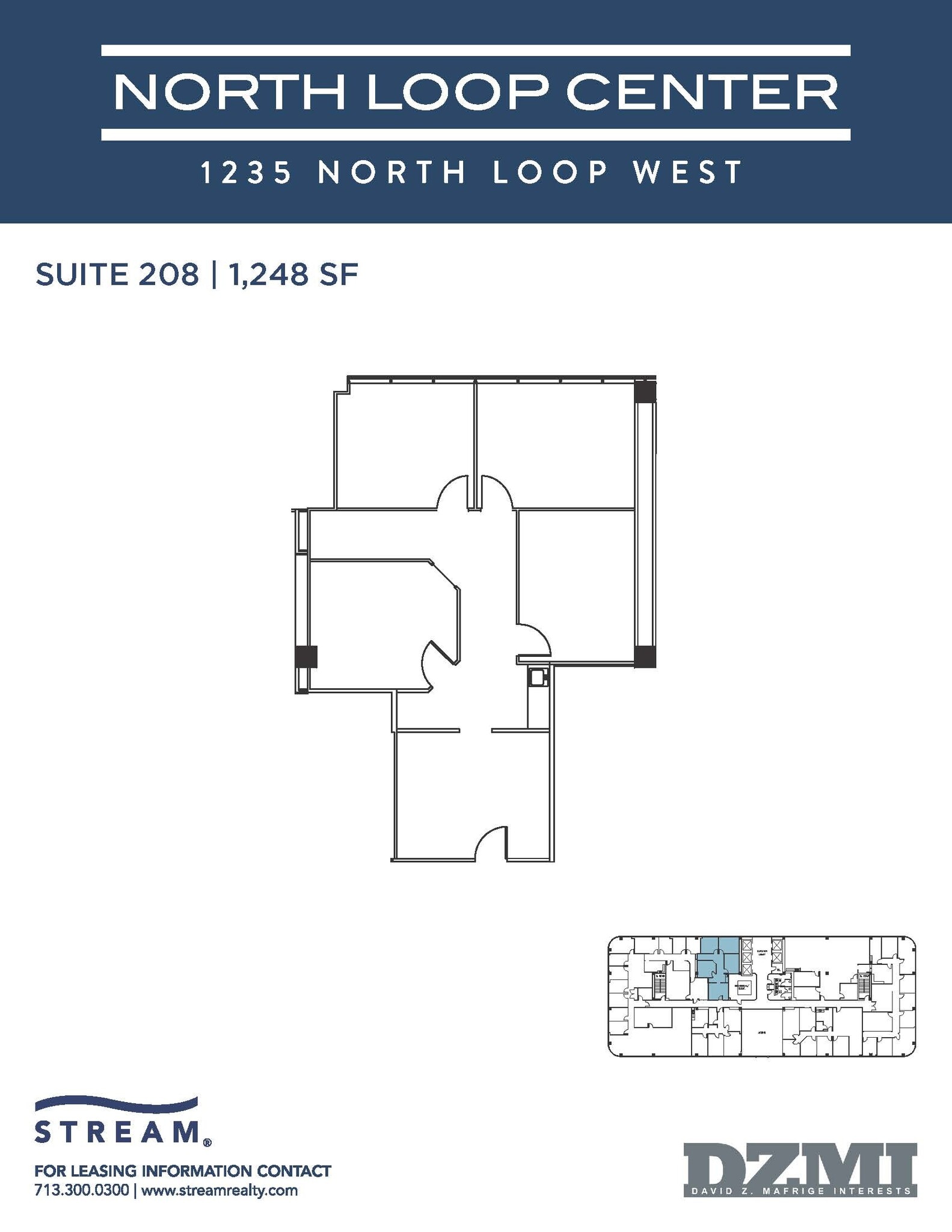 1235 North Loop W, Houston, TX for lease Floor Plan- Image 1 of 1