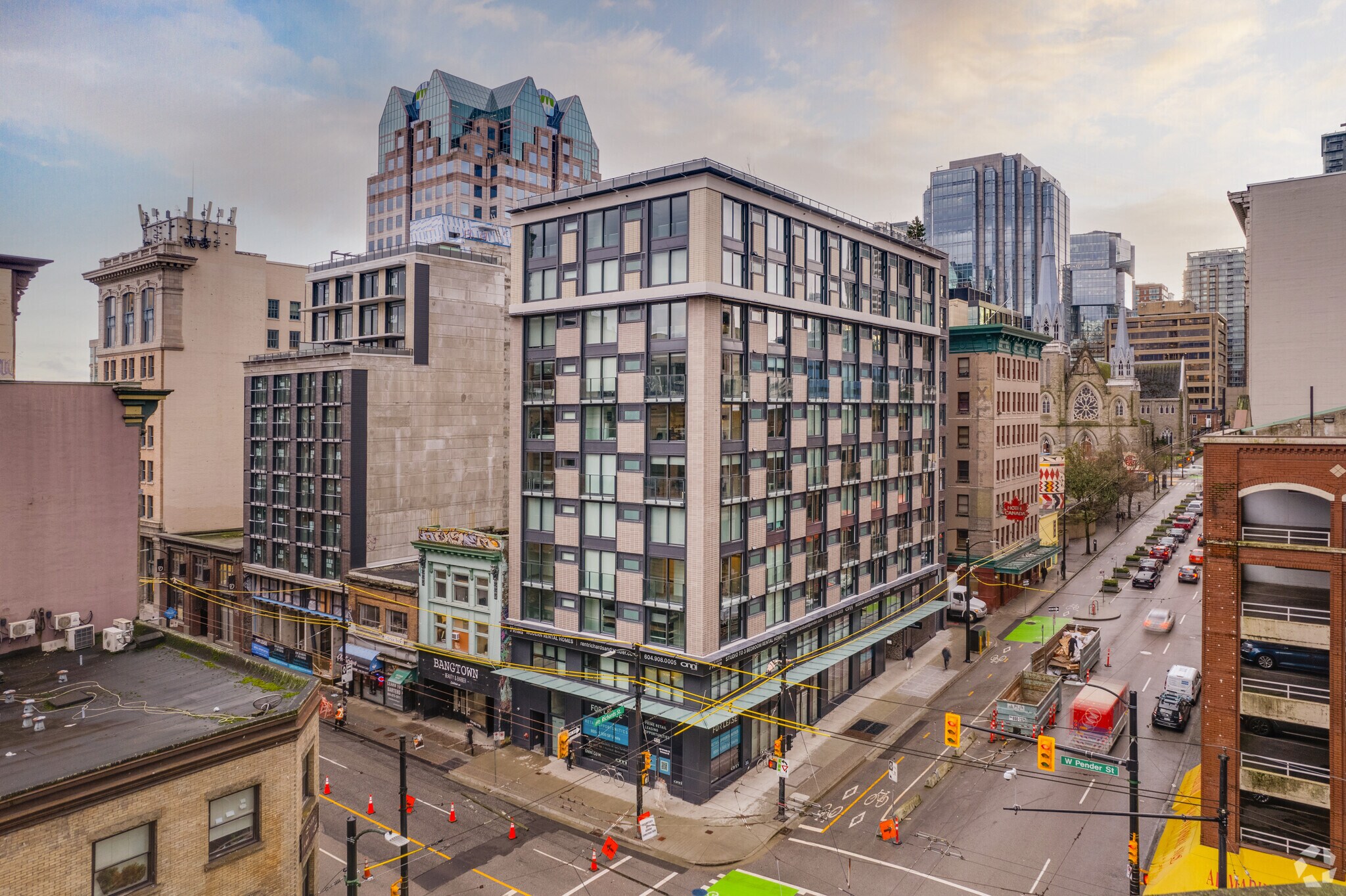 424-510 Richards St, Vancouver, BC à louer Photo du bâtiment- Image 1 de 5