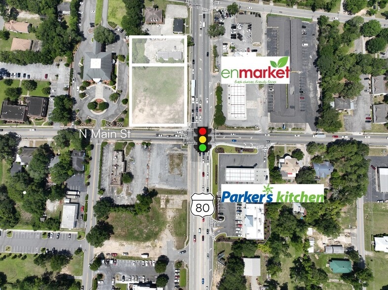 205 N Main St, Statesboro, GA à vendre - Aérien - Image 2 de 8