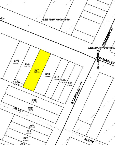 1609-1617 W Main St, Richmond, VA for lease - Plat Map - Image 2 of 4