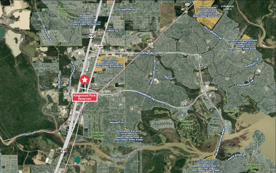 23320 Highway 59 N, Kingwood, TX à vendre - Aérien - Image 3 de 4