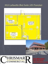 4414 Lafayette Blvd, Fredericksburg, VA à louer Plan d’étage- Image 1 de 1