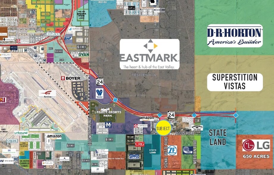 11001 E Pecos Rd, Mesa, AZ à louer - Aérien - Image 3 de 3