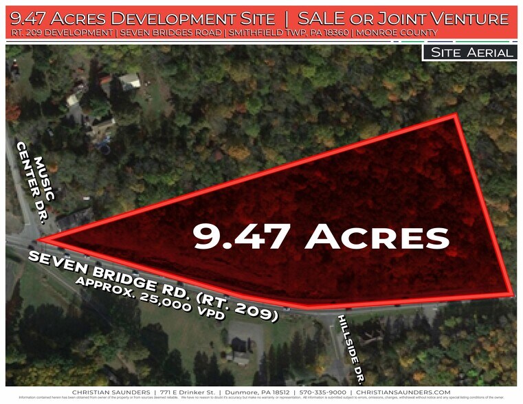 Pa Route 209, East Stroudsburg, PA à vendre - Aérien - Image 3 de 3