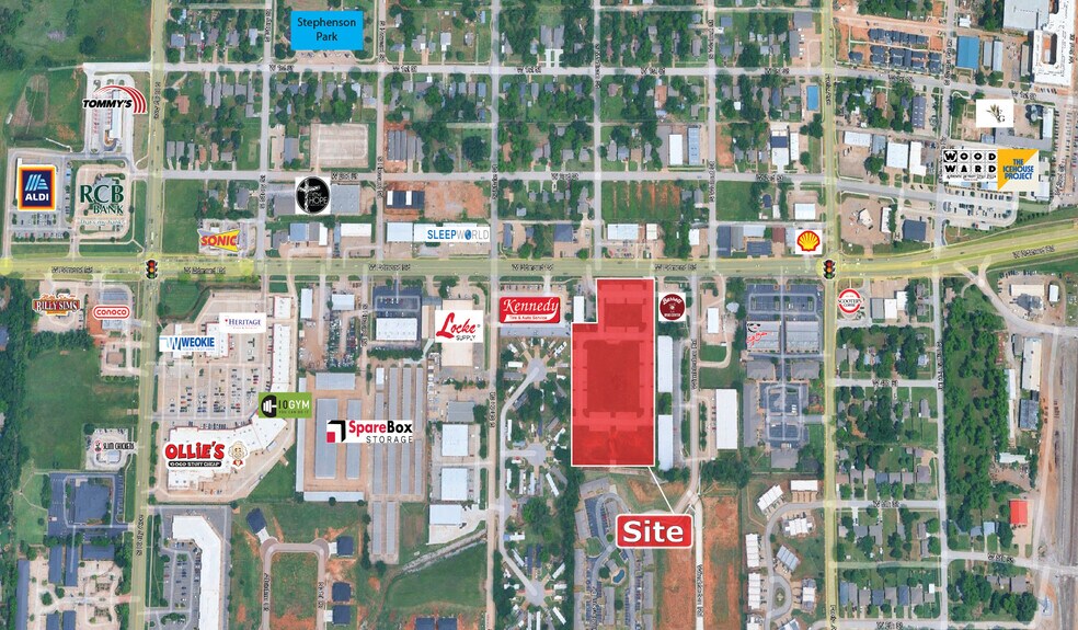 444 W Edmond Rd, Edmond, OK for sale - Aerial - Image 2 of 2