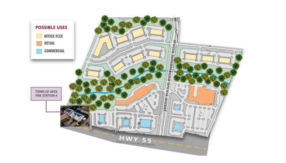 1701 Williams St, Apex, NC à vendre - Plan de site - Image 2 de 3