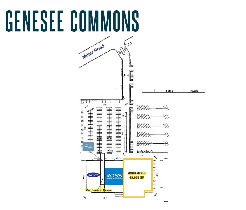 3603-3619 Miller Rd, Flint, MI for lease Floor Plan- Image 1 of 1