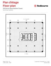 1010 Rue De La Gauchetière O, Montréal, QC à louer Plan d’étage- Image 1 de 1