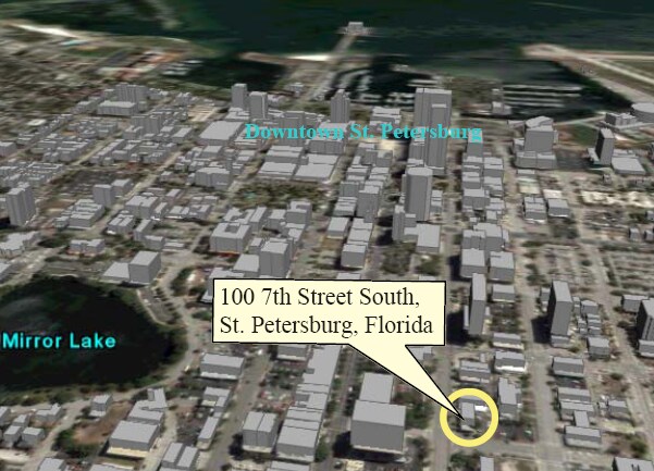 100 7th St S, Saint Petersburg, FL à louer - Aérien - Image 2 de 9