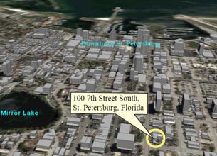 100 7th St S, Saint Petersburg, FL - AÉRIEN  Vue de la carte - Image1