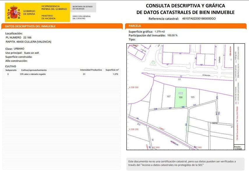 Plaça del Número 19, 166, Cullera, Valencia à vendre - Photo principale - Image 2 de 2
