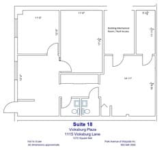 1115 Vicksburg Ln N, Plymouth, MN for lease Floor Plan- Image 1 of 1