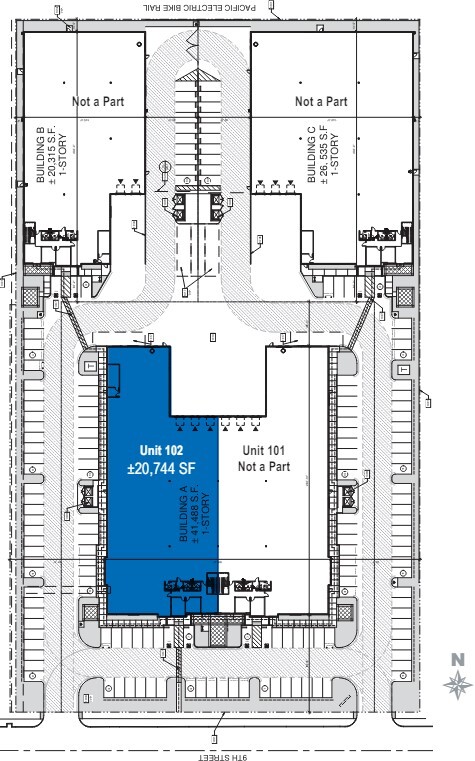 1037 W 9th St, Upland, CA for lease Floor Plan- Image 1 of 1