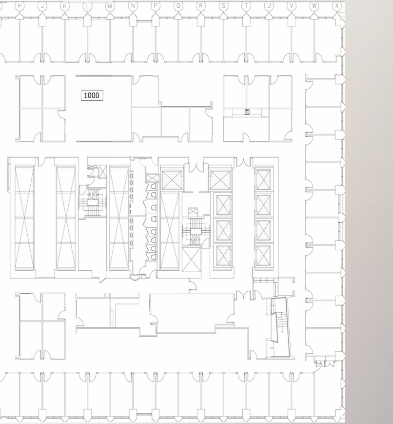 1000 Rue De La Gauchetière O, Montréal, QC à louer Plan d’étage- Image 1 de 7