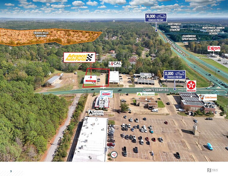 629 Grants Ferry Rd, Flowood, MS à vendre - Photo du bâtiment - Image 3 de 7