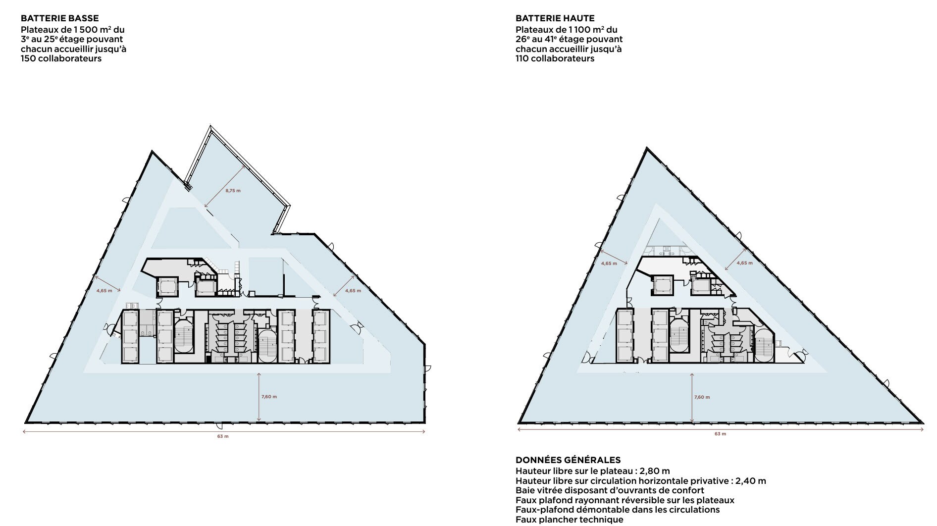 6 Allée de L'arche, Courbevoie à louer Plan d’étage- Image 1 de 3