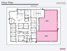 1623 Santa Clara Dr, Roseville, CA for lease Floor Plan- Image 1 of 1