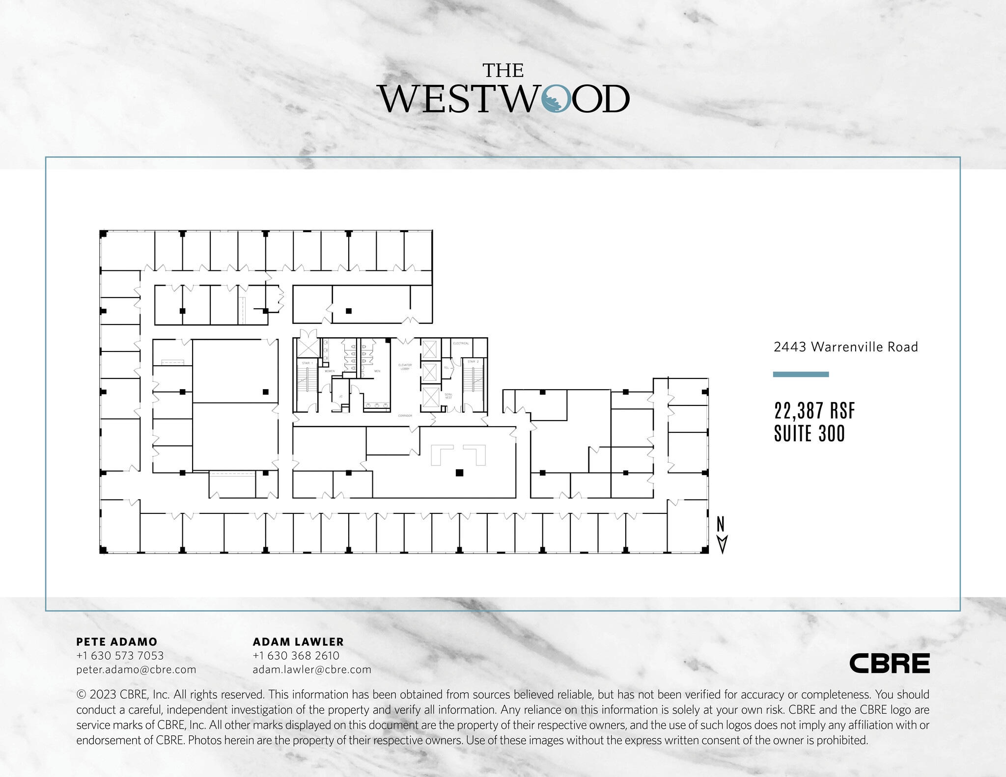 2443 Warrenville Rd, Lisle, IL for lease Floor Plan- Image 1 of 1