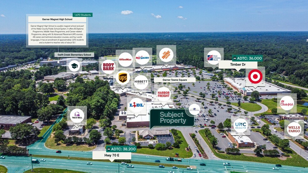 1145 US Highway 70 W, Garner, NC à vendre - Photo du bâtiment - Image 3 de 3