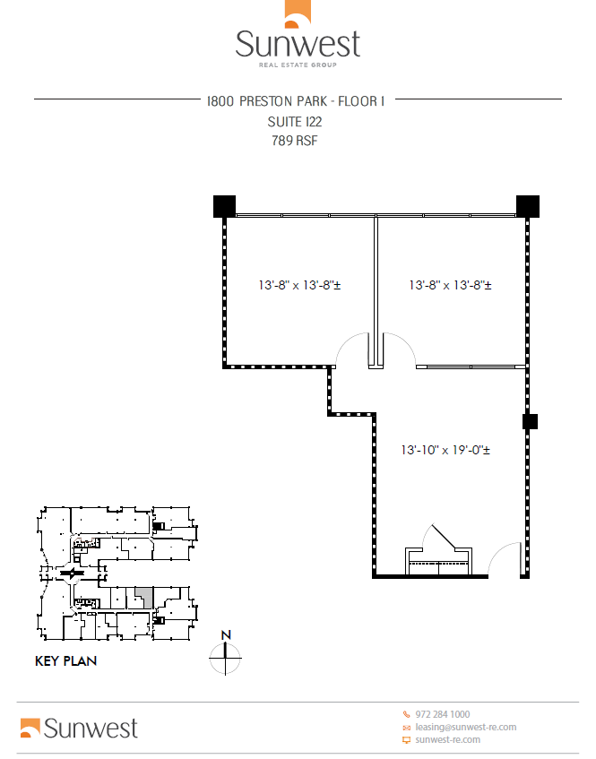 1800 Preston Park Blvd, Plano, TX for lease Floor Plan- Image 1 of 1