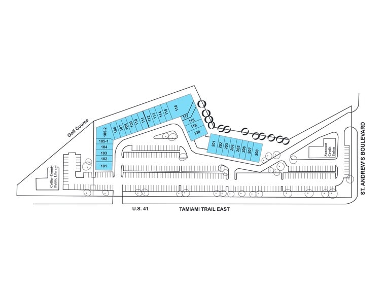 8793 Tamiami Trl E, Naples, FL for lease - Site Plan - Image 1 of 8