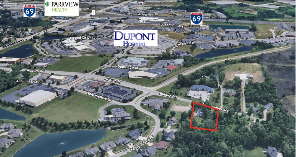 9817 Auburn Rd, Fort Wayne, IN for sale - Aerial - Image 2 of 4