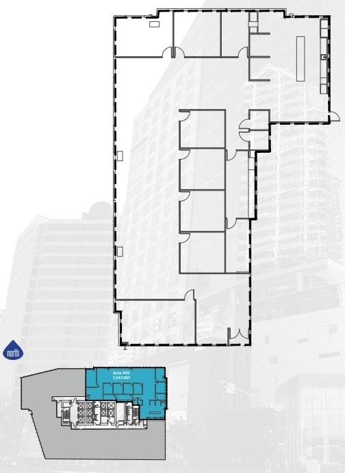655 W Broadway, San Diego, CA for lease Floor Plan- Image 1 of 1