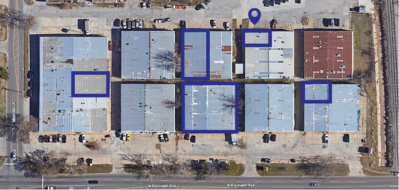 440-460 N Rockwell Ave, Oklahoma City, OK à louer - Aérien - Image 2 de 69